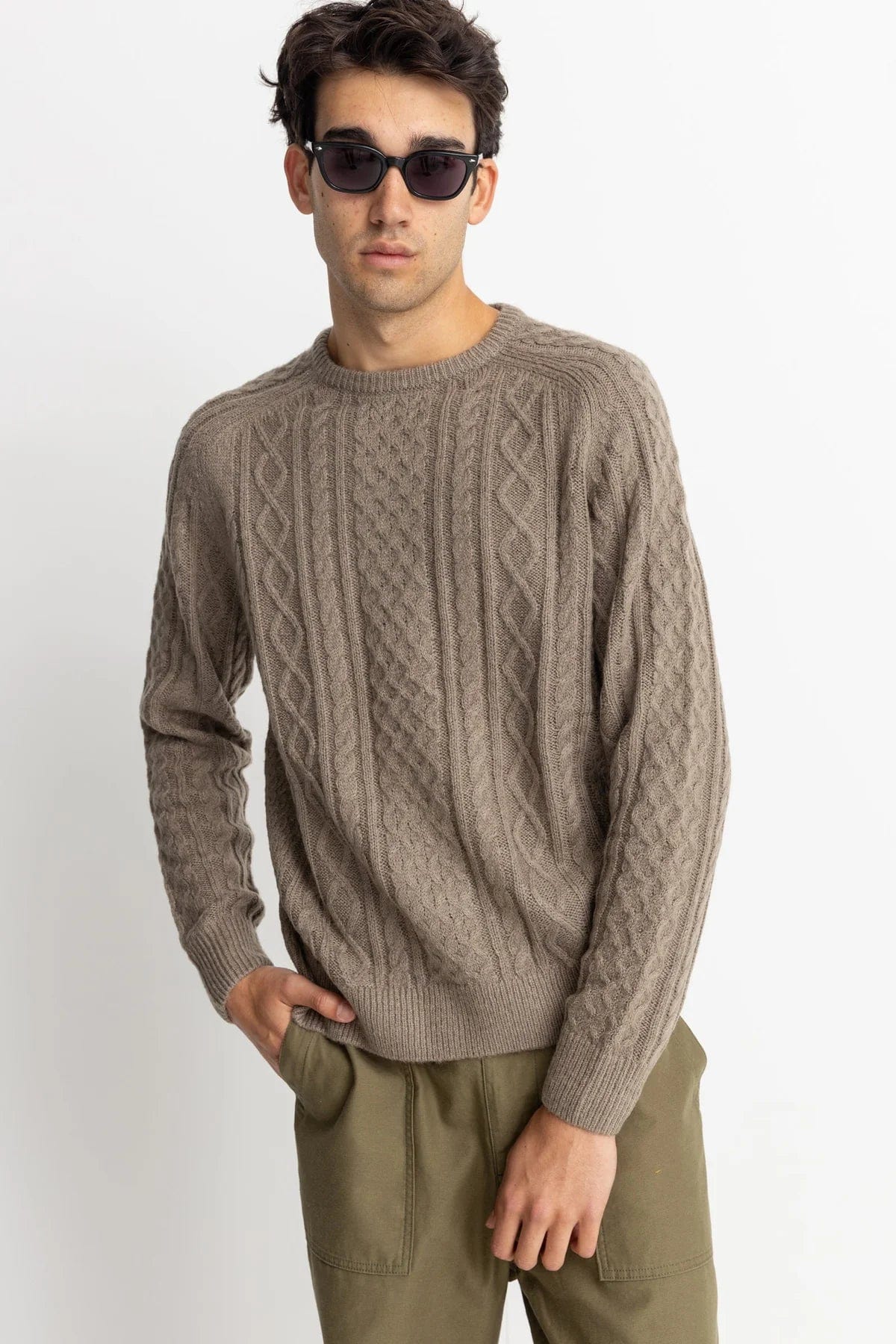 Mohair Fishermans Knit Sweater