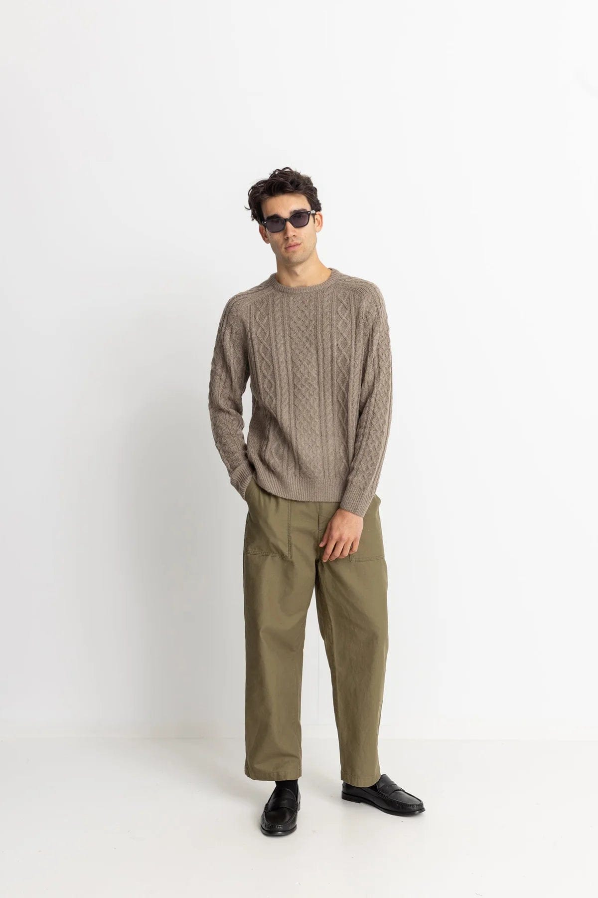 Mohair Fishermans Knit Sweater