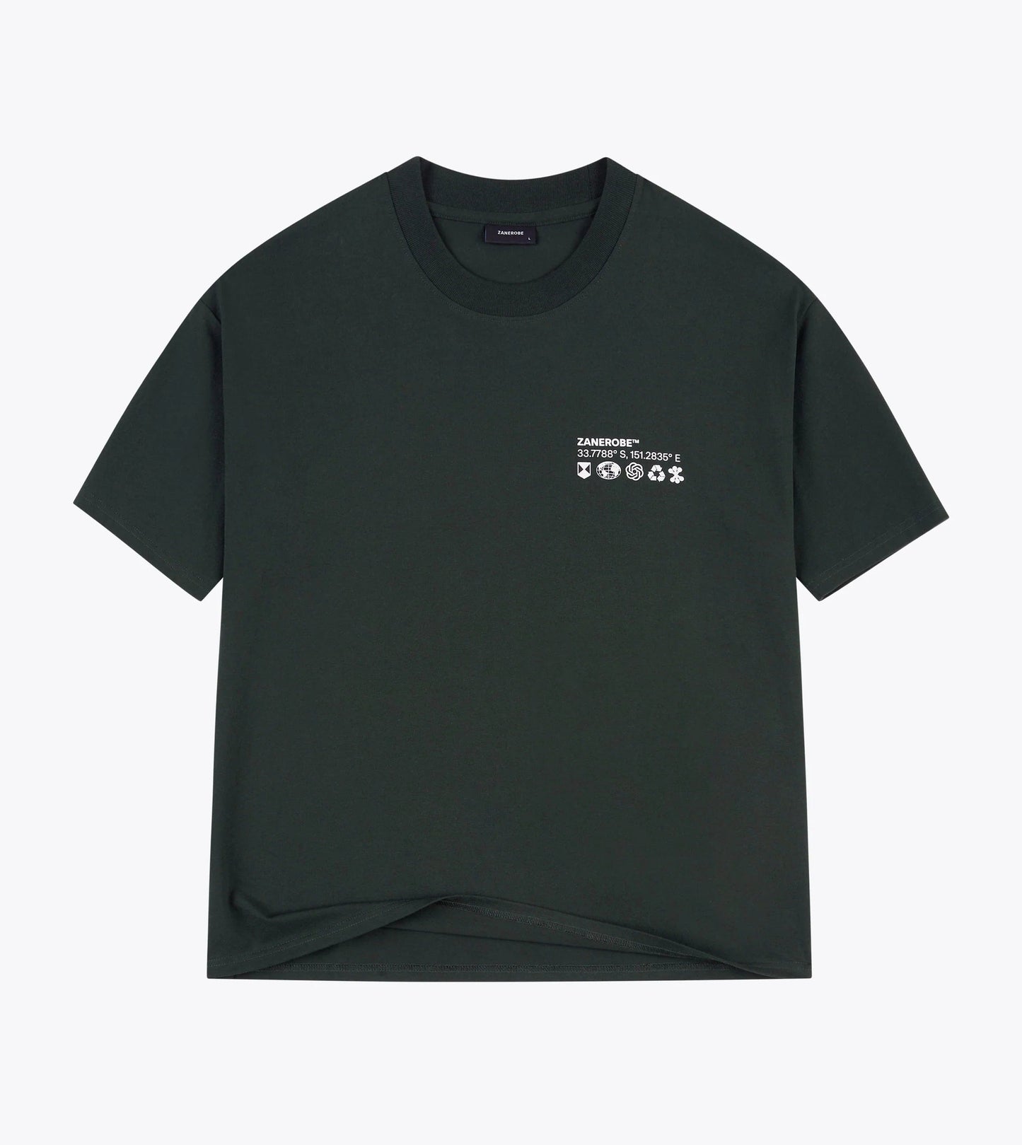 Zanerobe TOPS Forest / S Levels Box Tee