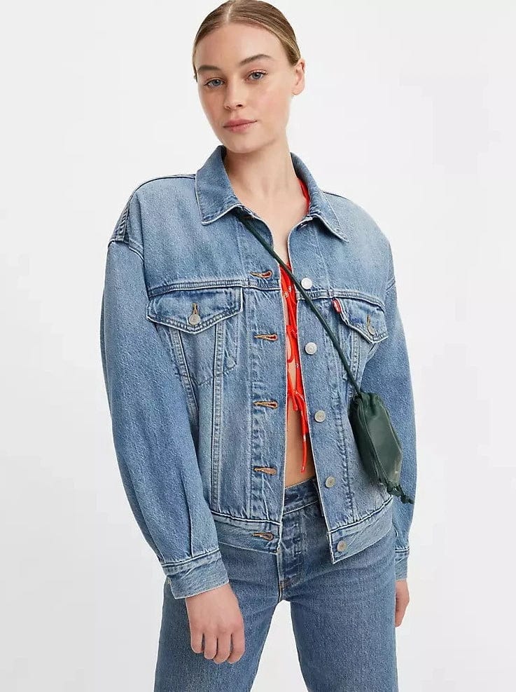 OUTERWEAR - LEVI'S - 90s Trucker Jacket - Mid Blue - paulcmcbride