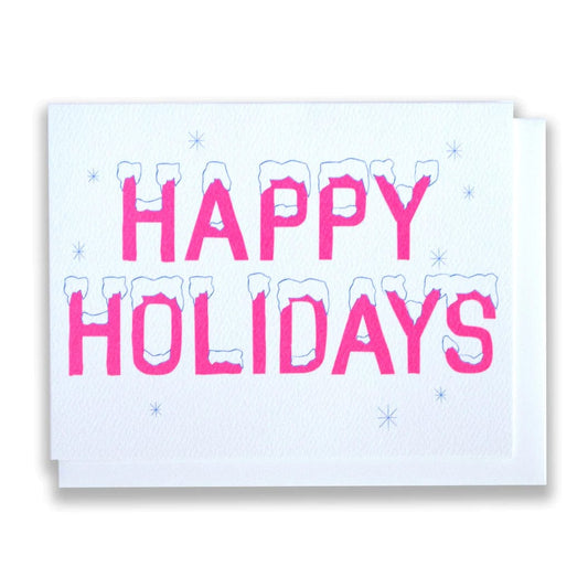 LIFESTYLE - BANQUET - Icy Happy Holiday Card - paulcmcbride