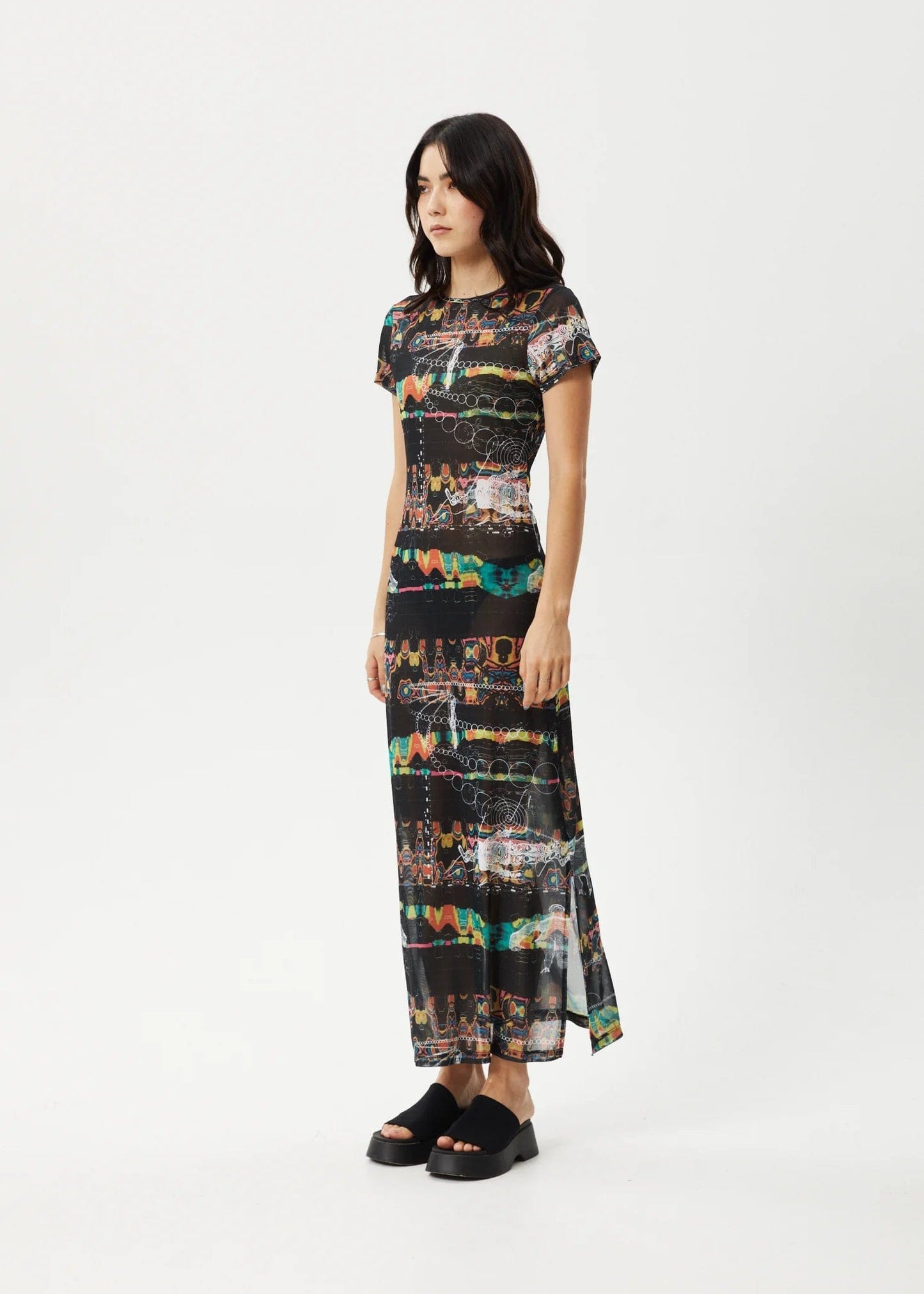 Dresses - AFENDS - Astral Recycled Sheer Dress - paulcmcbride