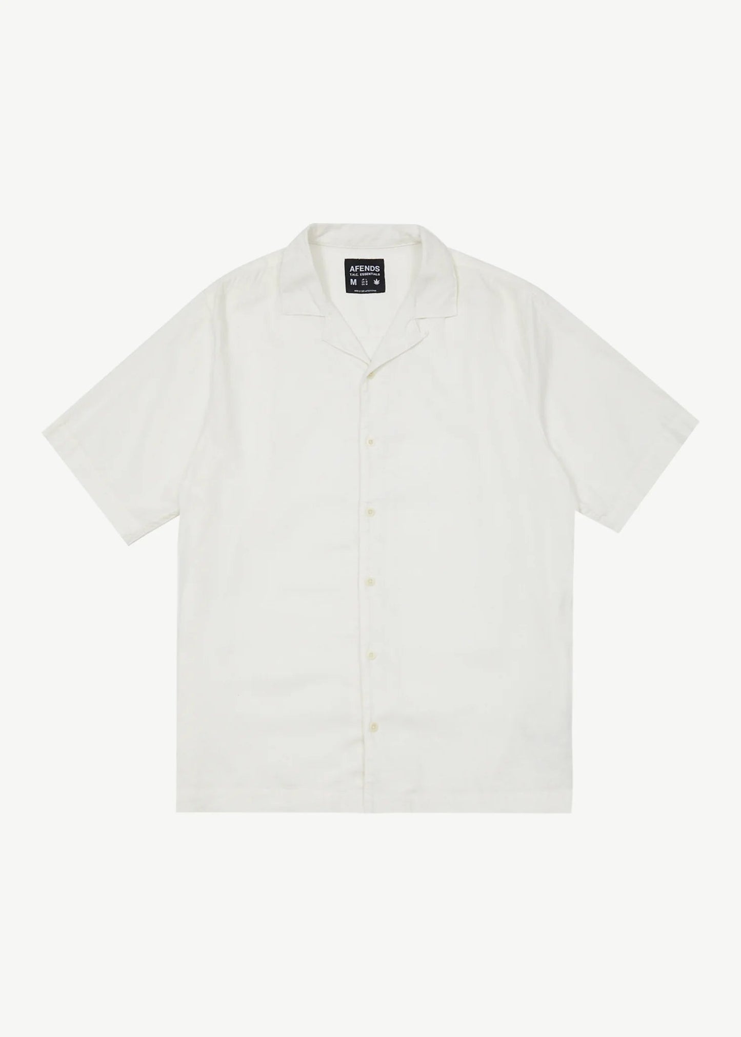 m tops - AFENDS - Daily Hemp Cuban Short Sleeve Shirt - paulcmcbride