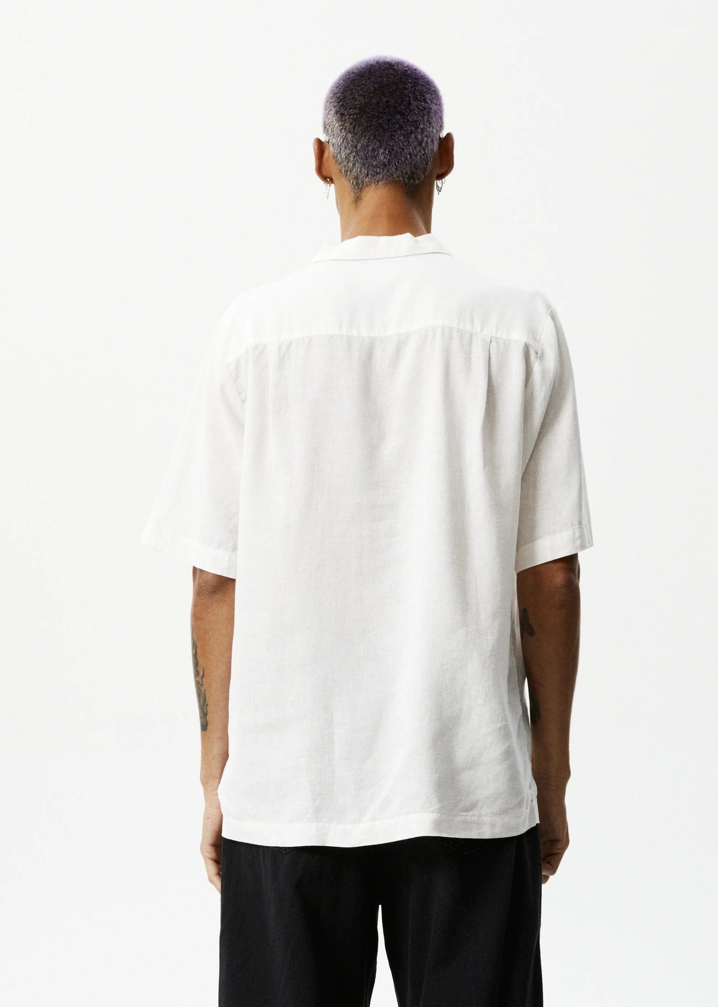 m tops - AFENDS - Daily Hemp Cuban Short Sleeve Shirt - paulcmcbride