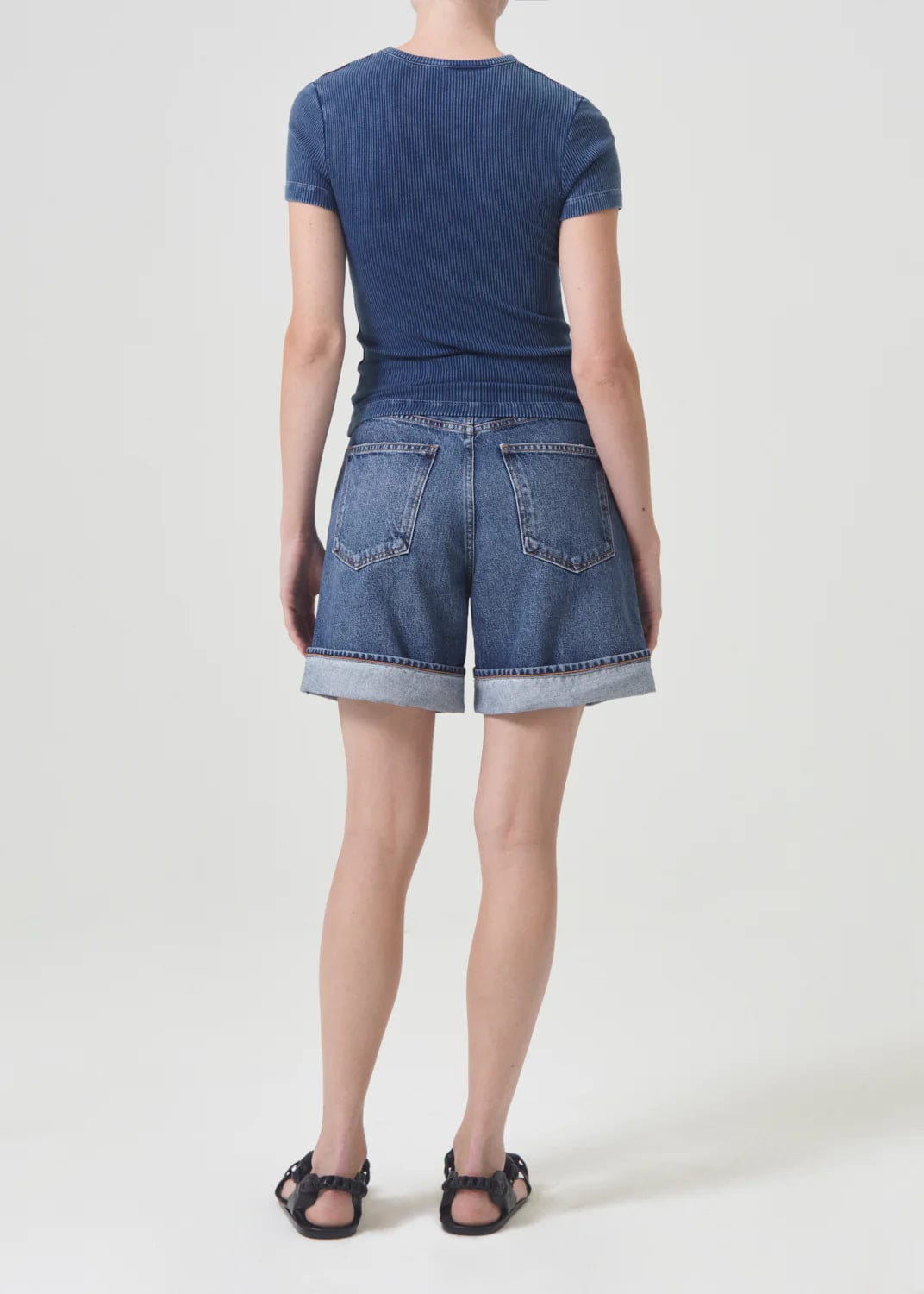 Denim - AGOLDE - Dame Relax Cuff Short - paulcmcbride