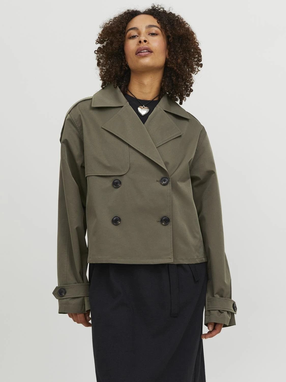 Outerwear - JJXX - Carlie Short Trench Coat - paulcmcbride