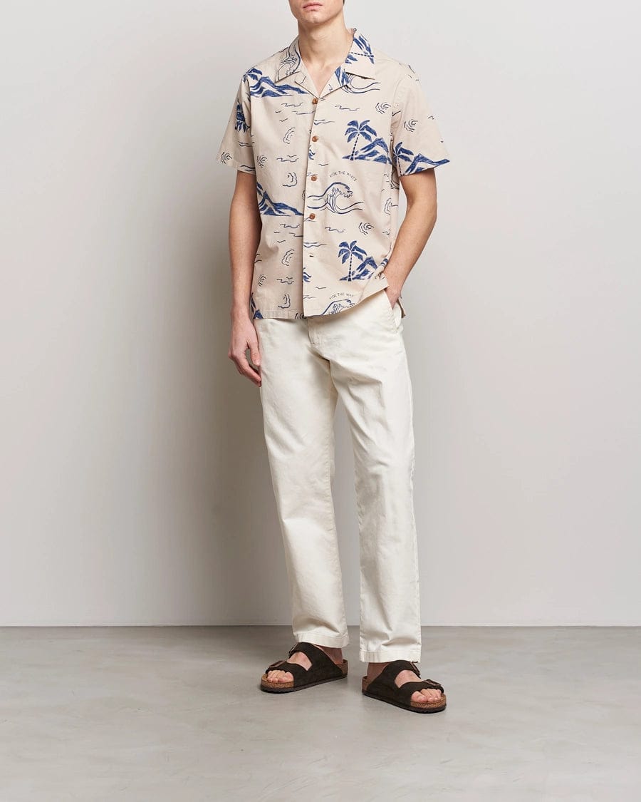 m tops - Nudie - Arvid Waves Hawaii Shirt - paulcmcbride