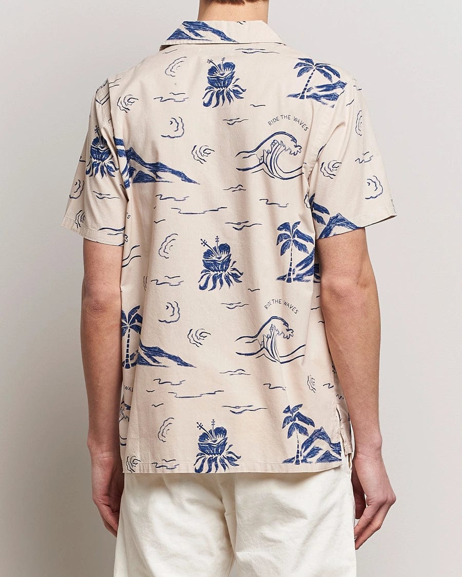 m tops - Nudie - Arvid Waves Hawaii Shirt - paulcmcbride