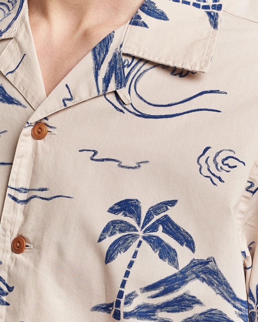 m tops - Nudie - Arvid Waves Hawaii Shirt - paulcmcbride