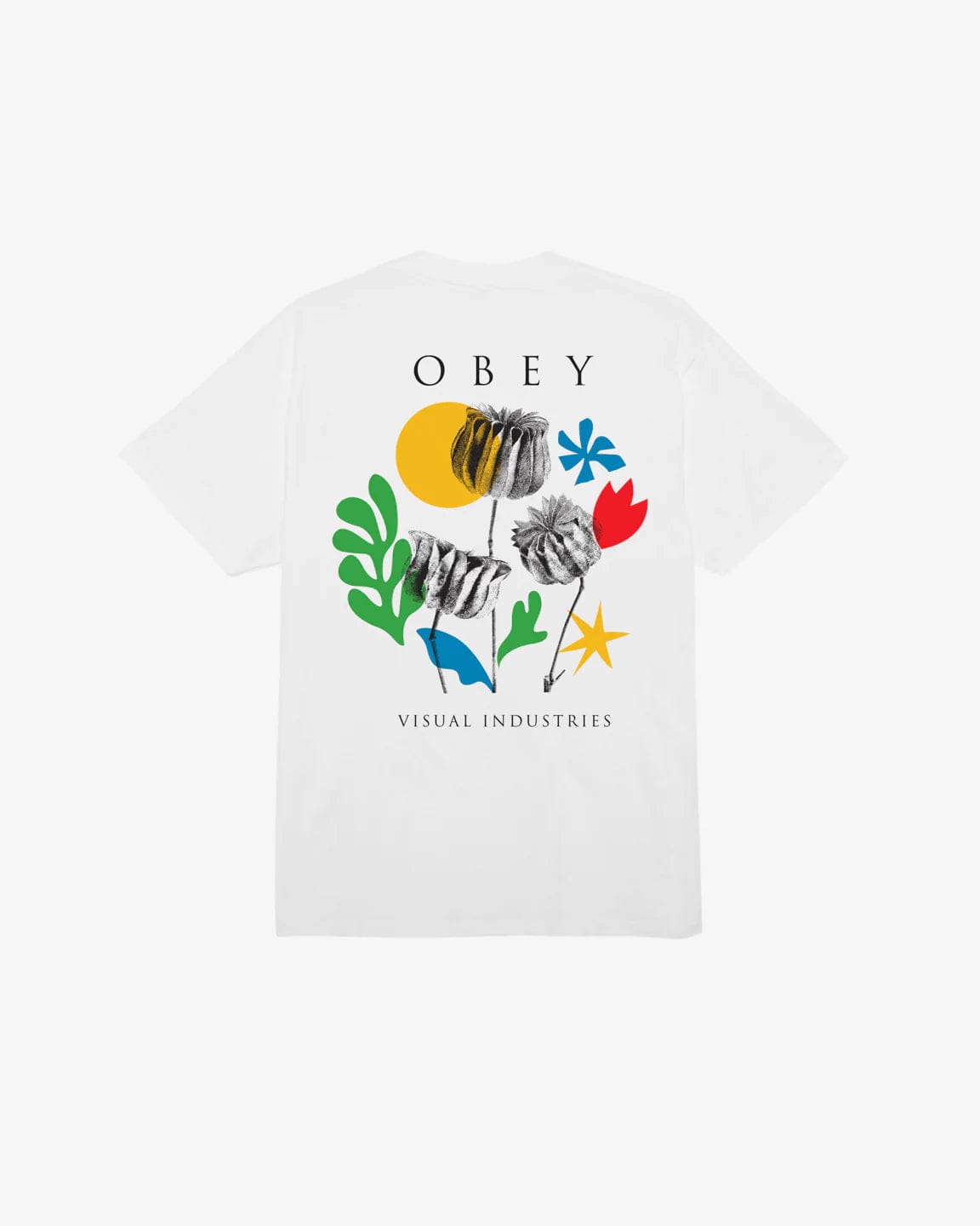 m tops - Obey - Flowers Papers Scissors Tee - paulcmcbride