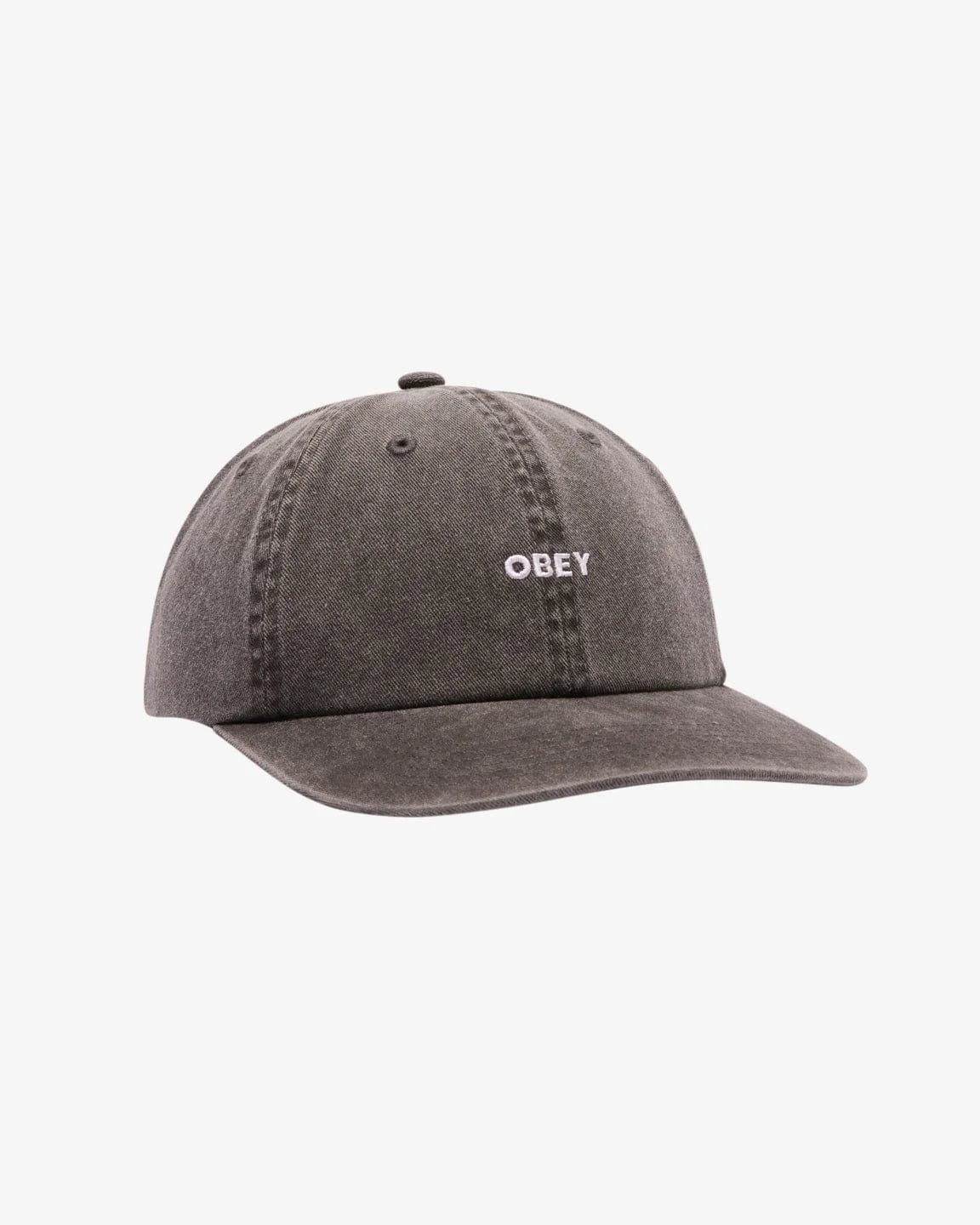 Accessories - Obey - Pigment Lowercase 6 Panel Strapback - paulcmcbride