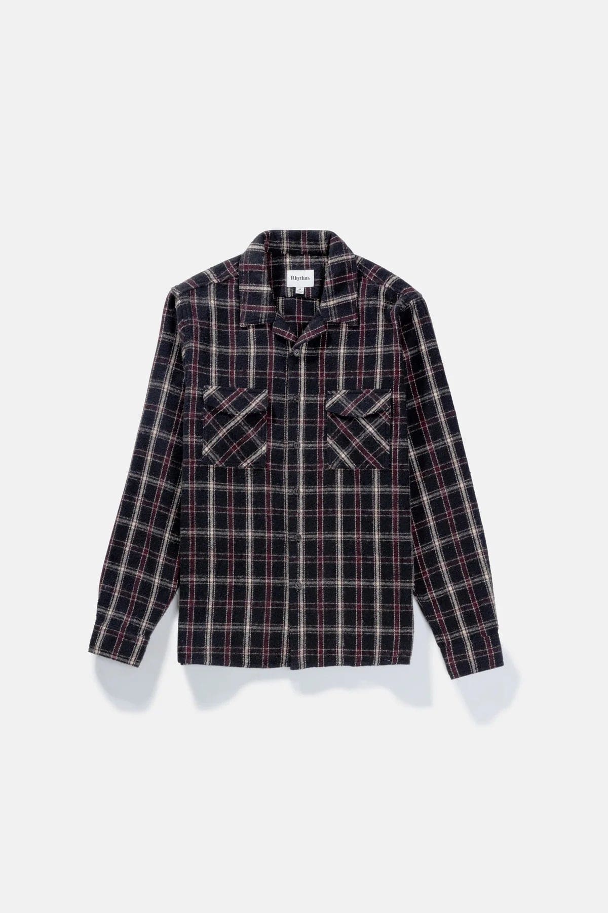 m tops - RHYTHM - Check Long Sleeve Shirt - paulcmcbride