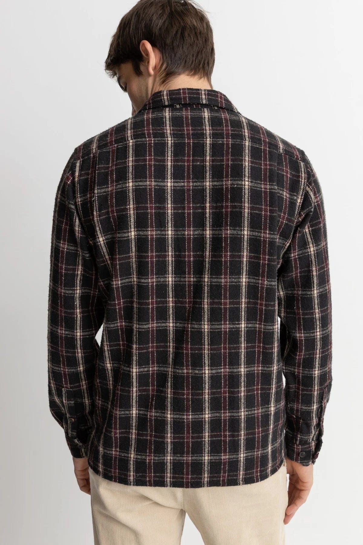 m tops - RHYTHM - Check Long Sleeve Shirt - paulcmcbride