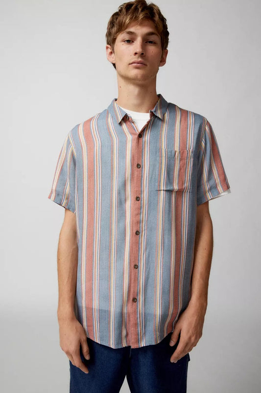 ROLLAS m tops Multi / S Bon Shirt Beach Stripe