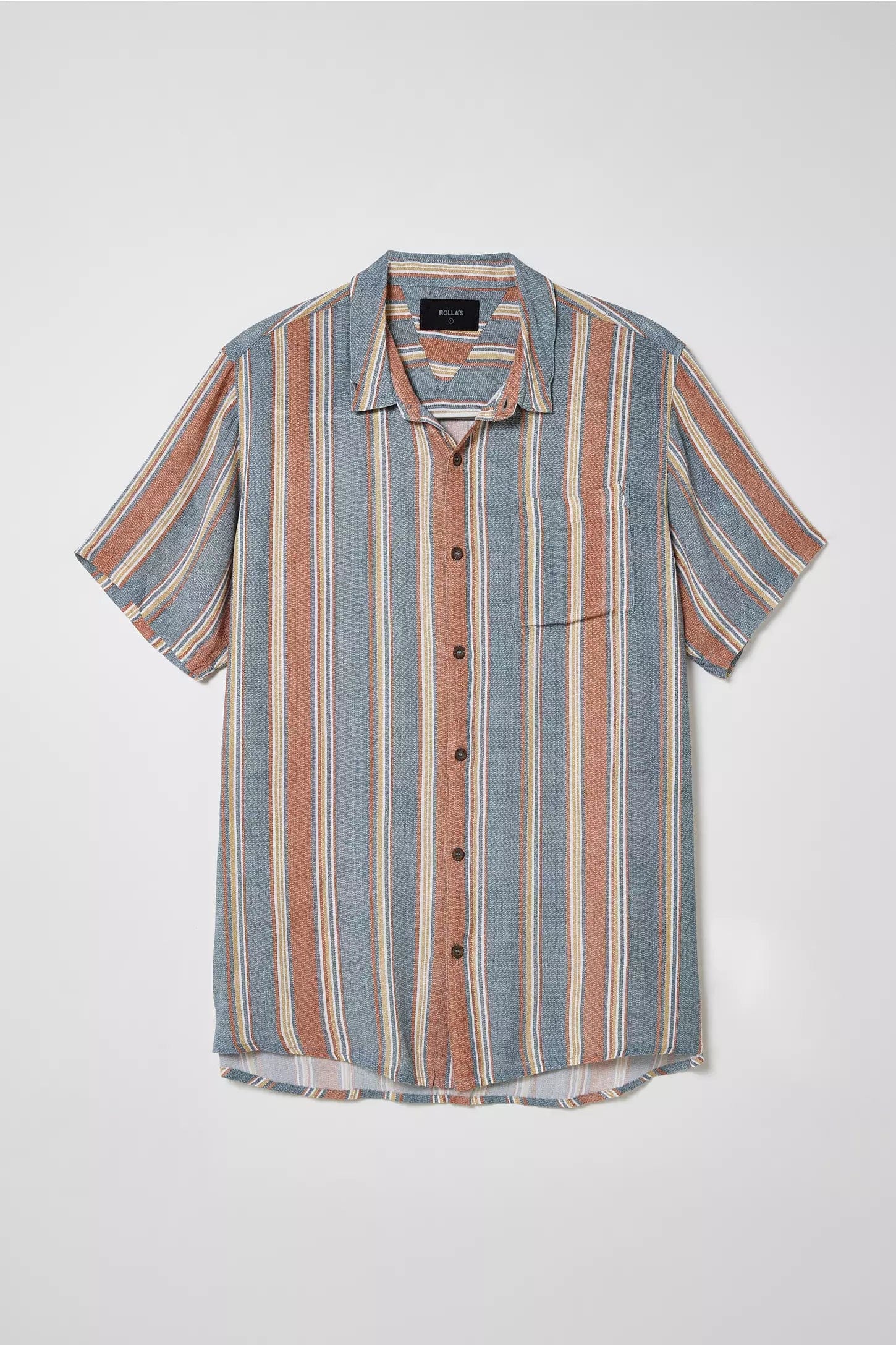 m tops - ROLLAS - Bon Shirt Beach Stripe - paulcmcbride