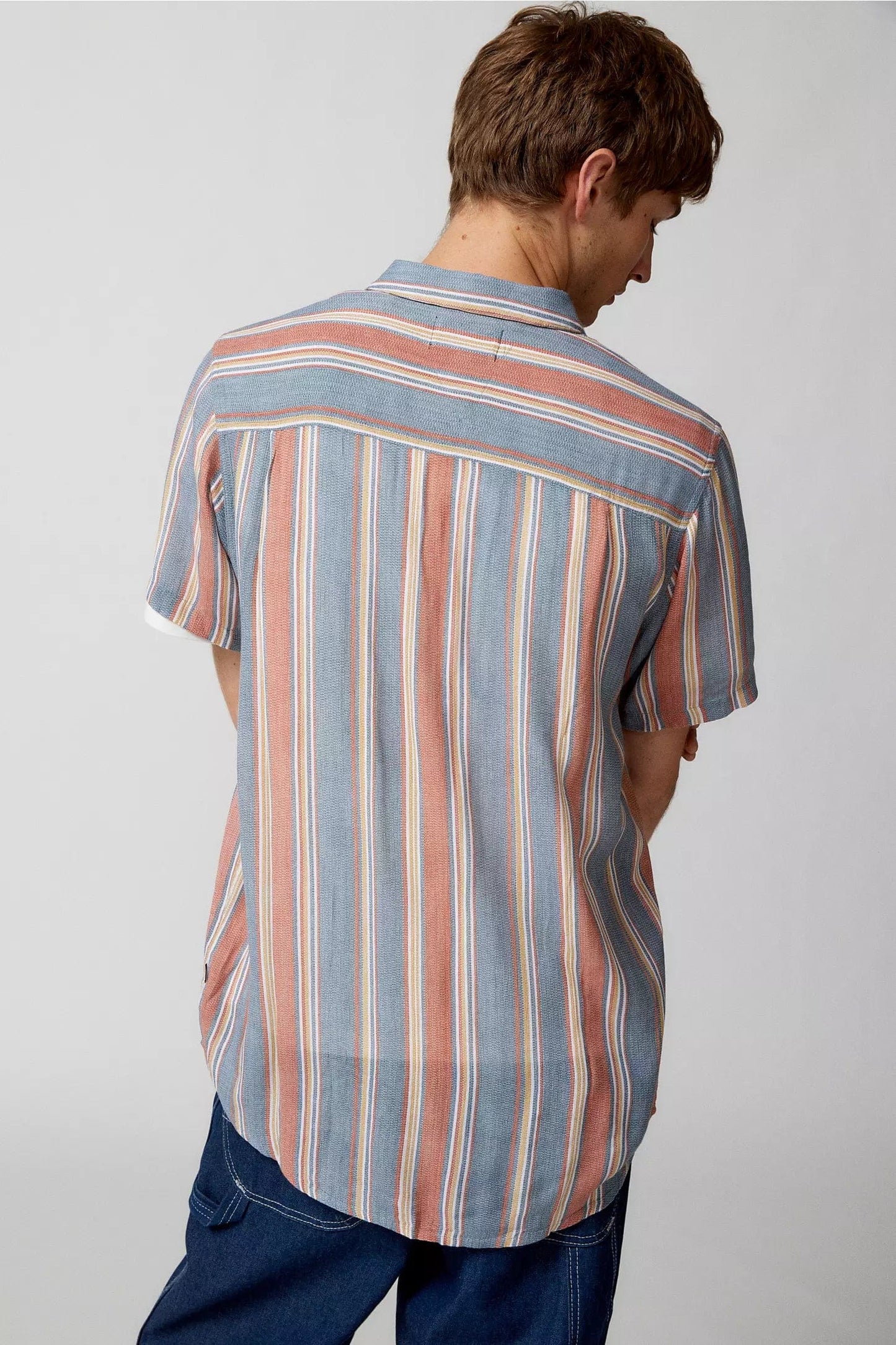 m tops - ROLLAS - Bon Shirt Beach Stripe - paulcmcbride