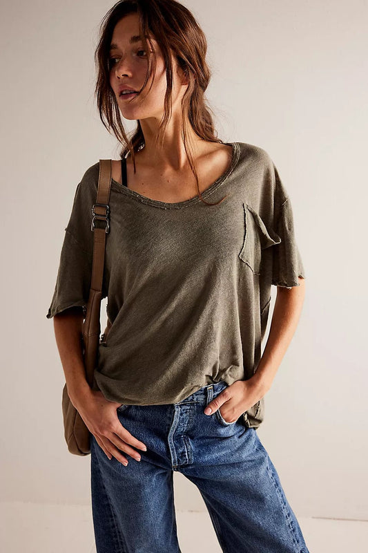 TOPS - FREE PEOPLE - All I Need Tee - paulcmcbride