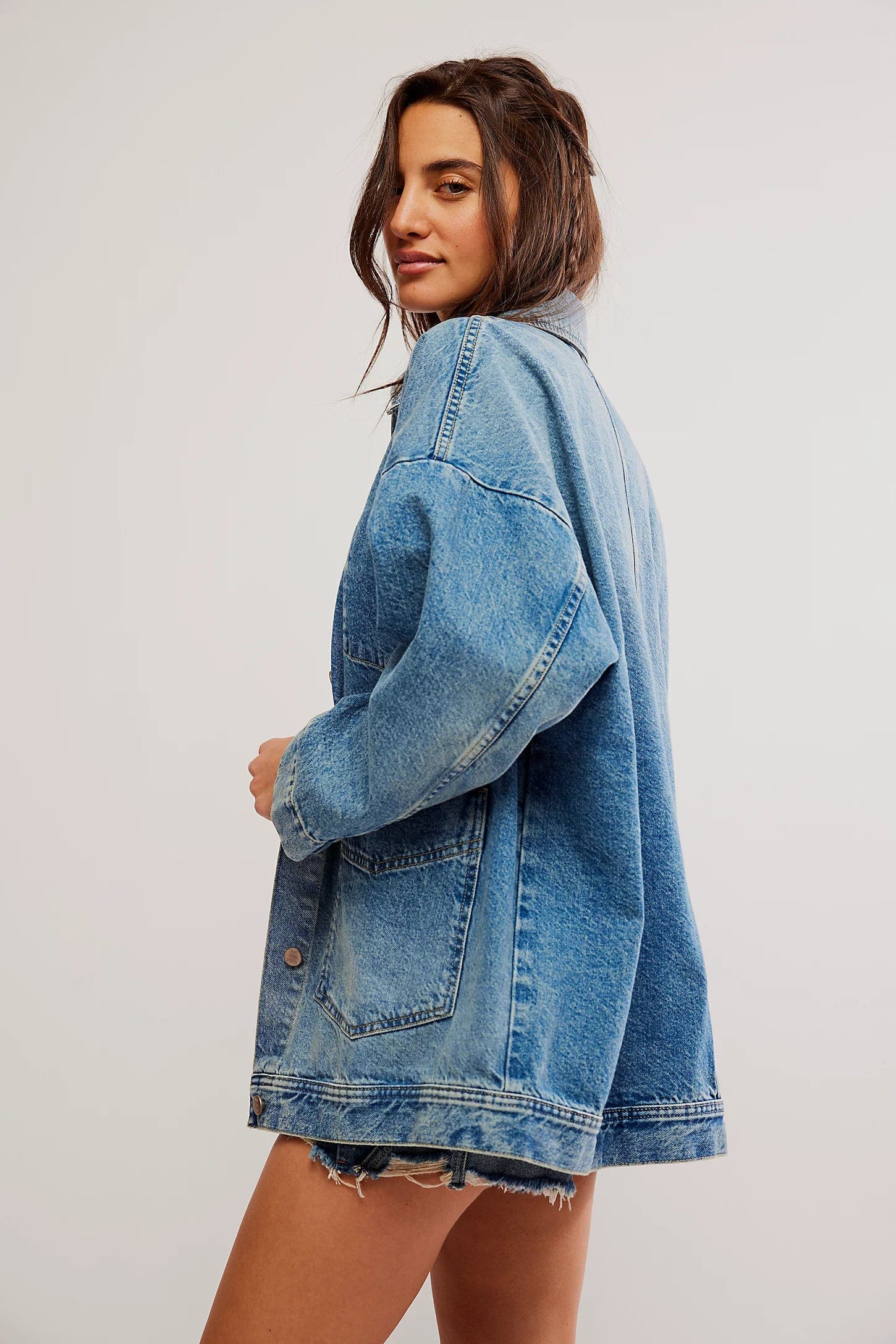 FREE PEOPLE OUTERWEAR Avery Denim Jacket