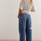 FREE PEOPLE VARIOUS JEANS FREE PEOPLE PALMER CUFFED JEAN - 100 Years