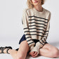 Sweater - FREE PEOPLE - Stripe Easy Street Crop Pullover - paulcmcbride