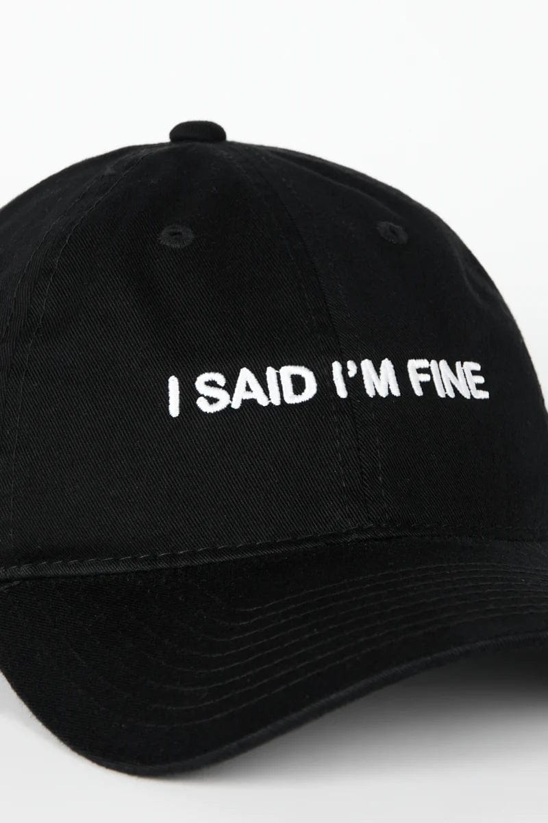 INTENTIONALLY BLANK ACCESSORIES I'm Fine Dad Cap