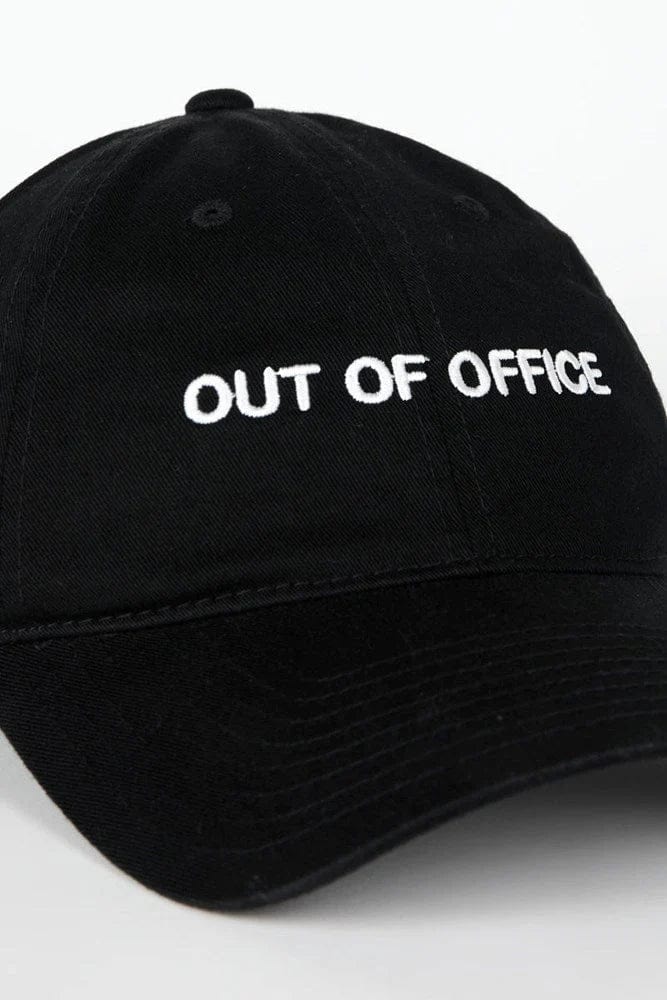 INTENTIONALLY BLANK ACCESSORIES Black White Out Of Office Cap