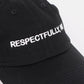 INTENTIONALLY BLANK ACCESSORIES Black White Respectfully Dad Cap