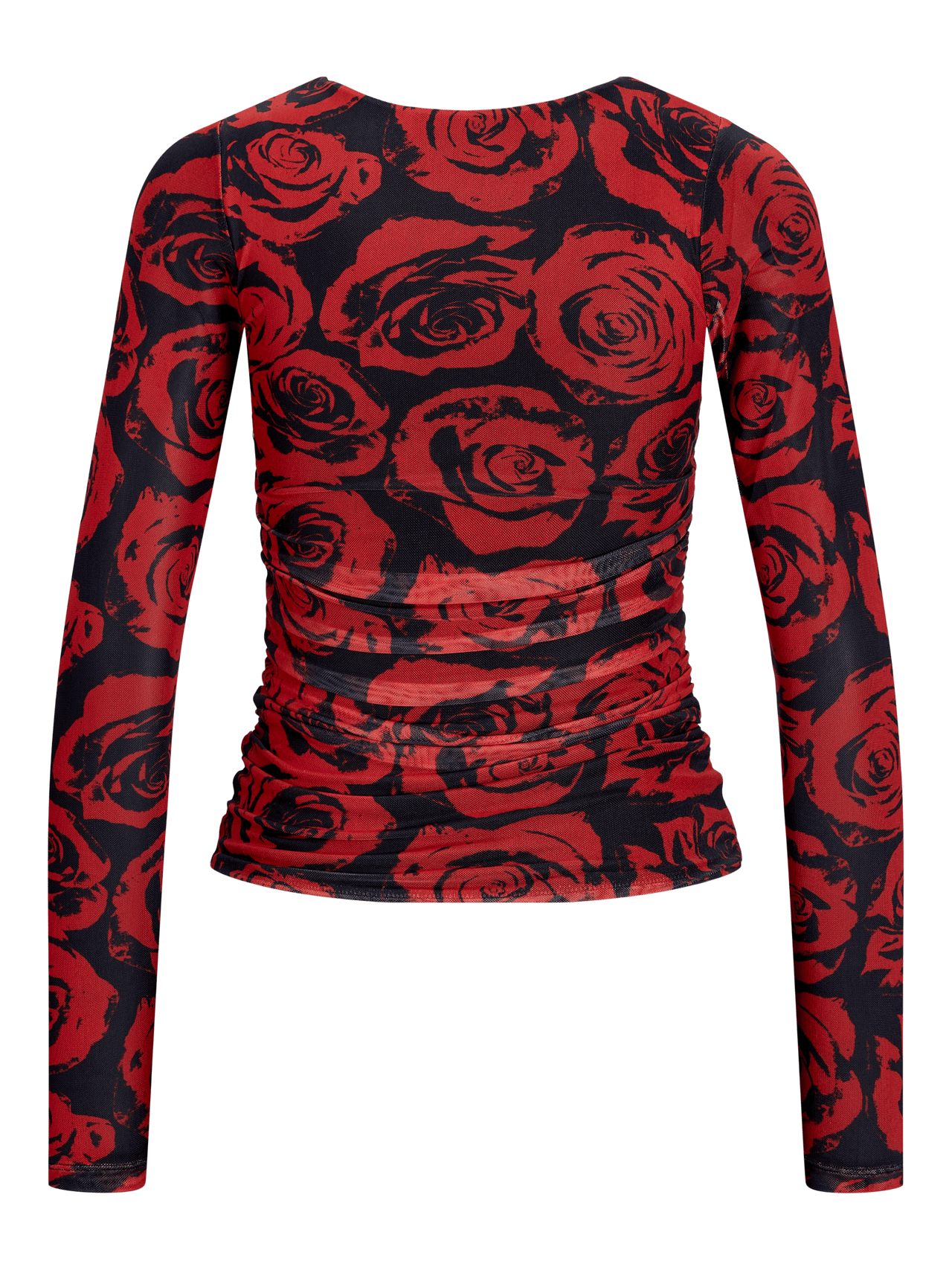 JJXX tops Rosa Saga Print Mesh Long Sleeve