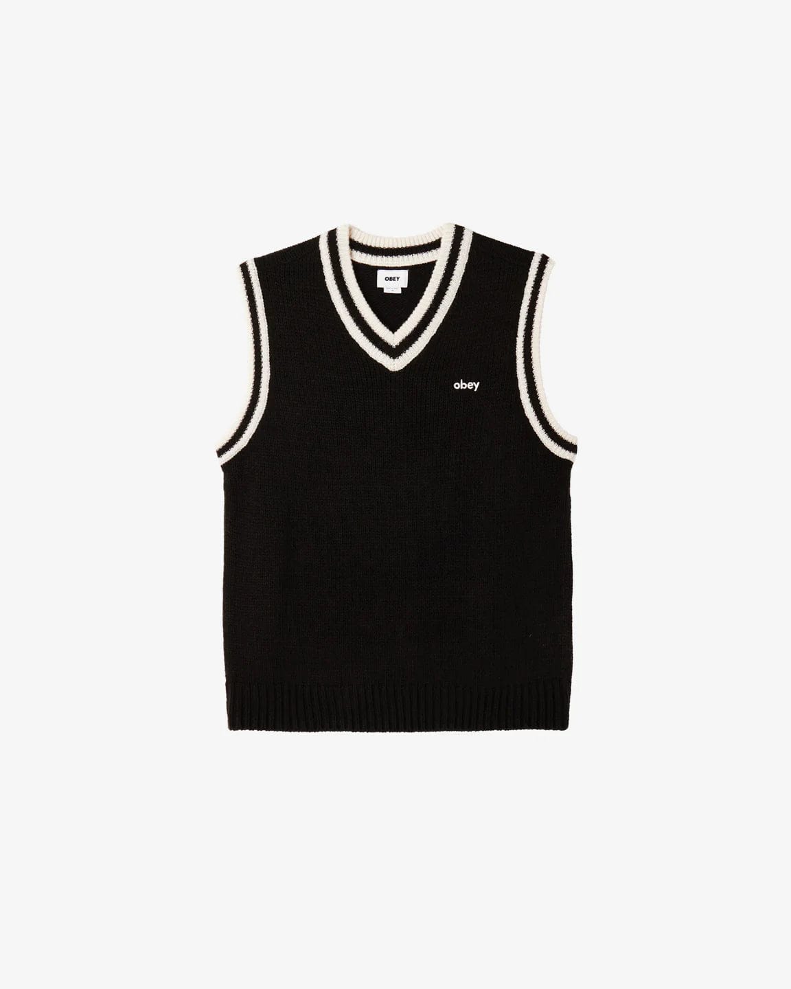 Obey m sweaters Black / S Alden Sweater Vest