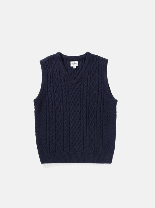 M SWEATERS - RHYTHM - Mohair Knit Vest - paulcmcbride