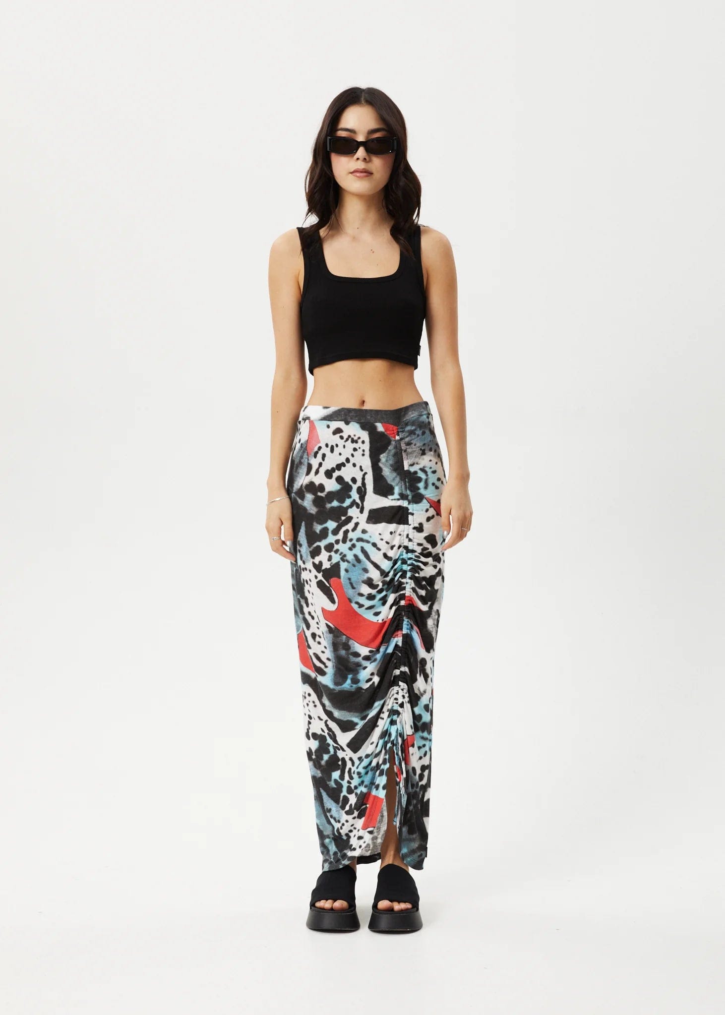 Bottoms - AFENDS - Dossy Sheer Maxi Skirt - paulcmcbride