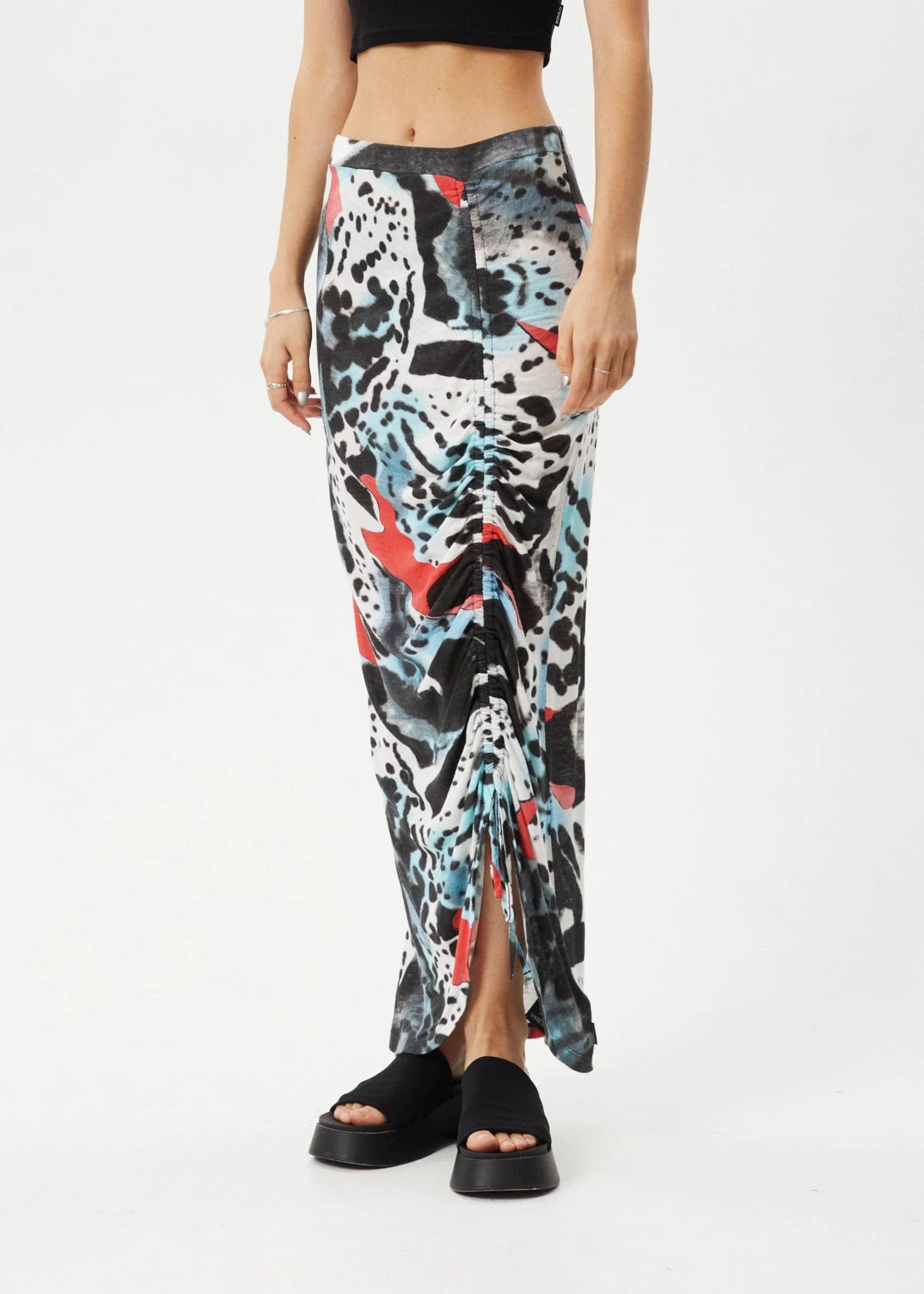 Bottoms - AFENDS - Dossy Sheer Maxi Skirt - paulcmcbride