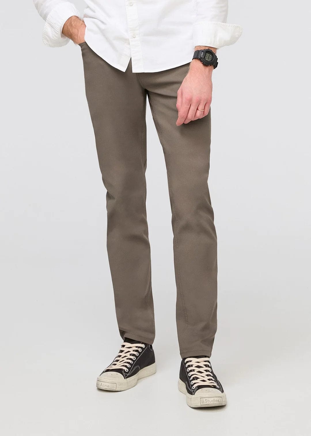 m bottoms - DUER - NuStretch Slim 5-Pocket Pants - paulcmcbride