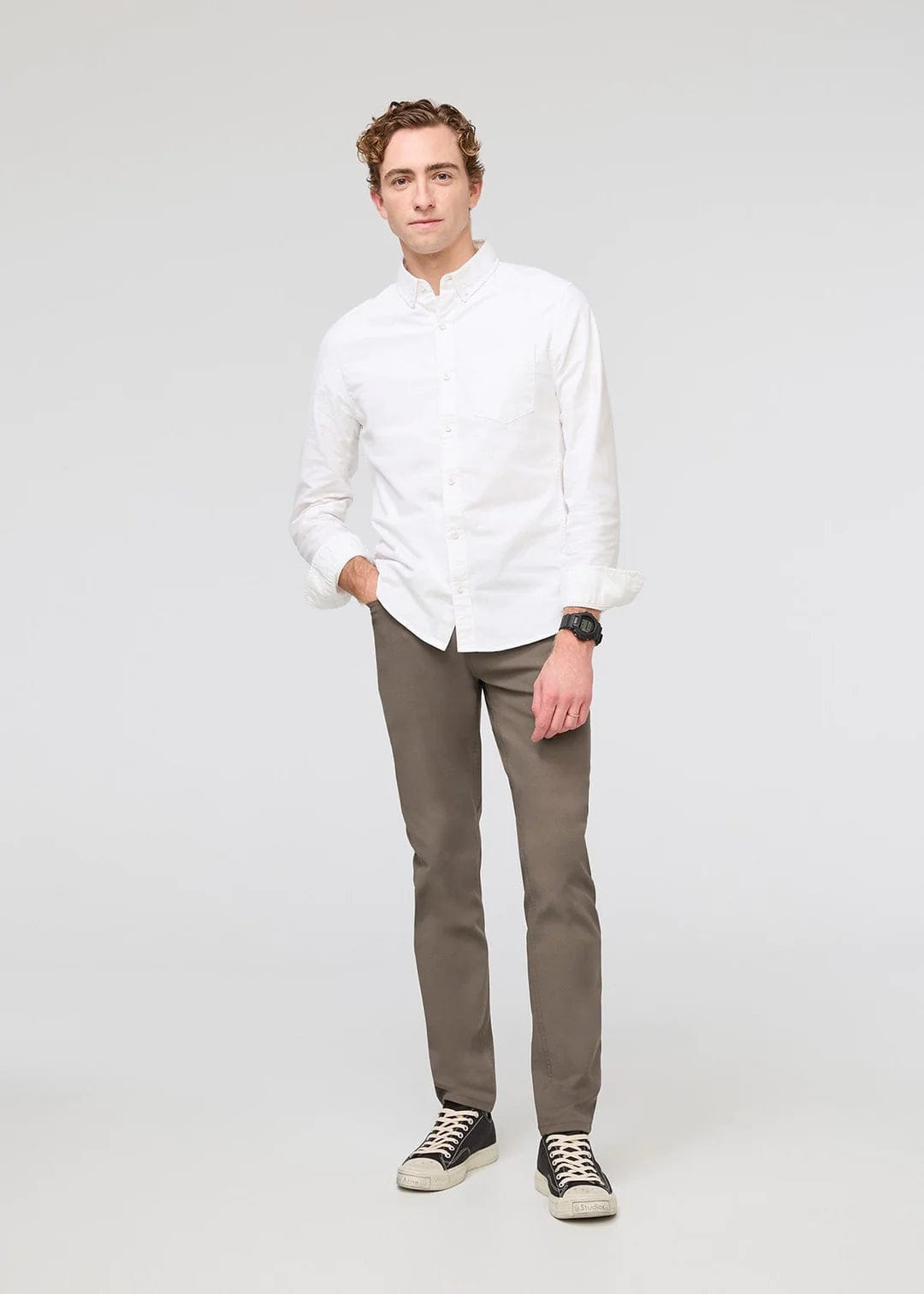 m bottoms - DUER - NuStretch Slim 5-Pocket Pants - paulcmcbride