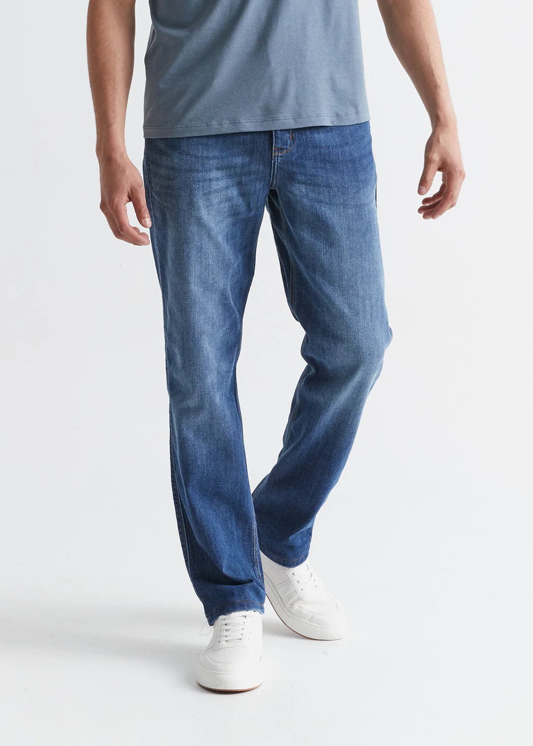 m bottoms - DUER - Performance Denim Athletic Straight - Galactic - paulcmcbride