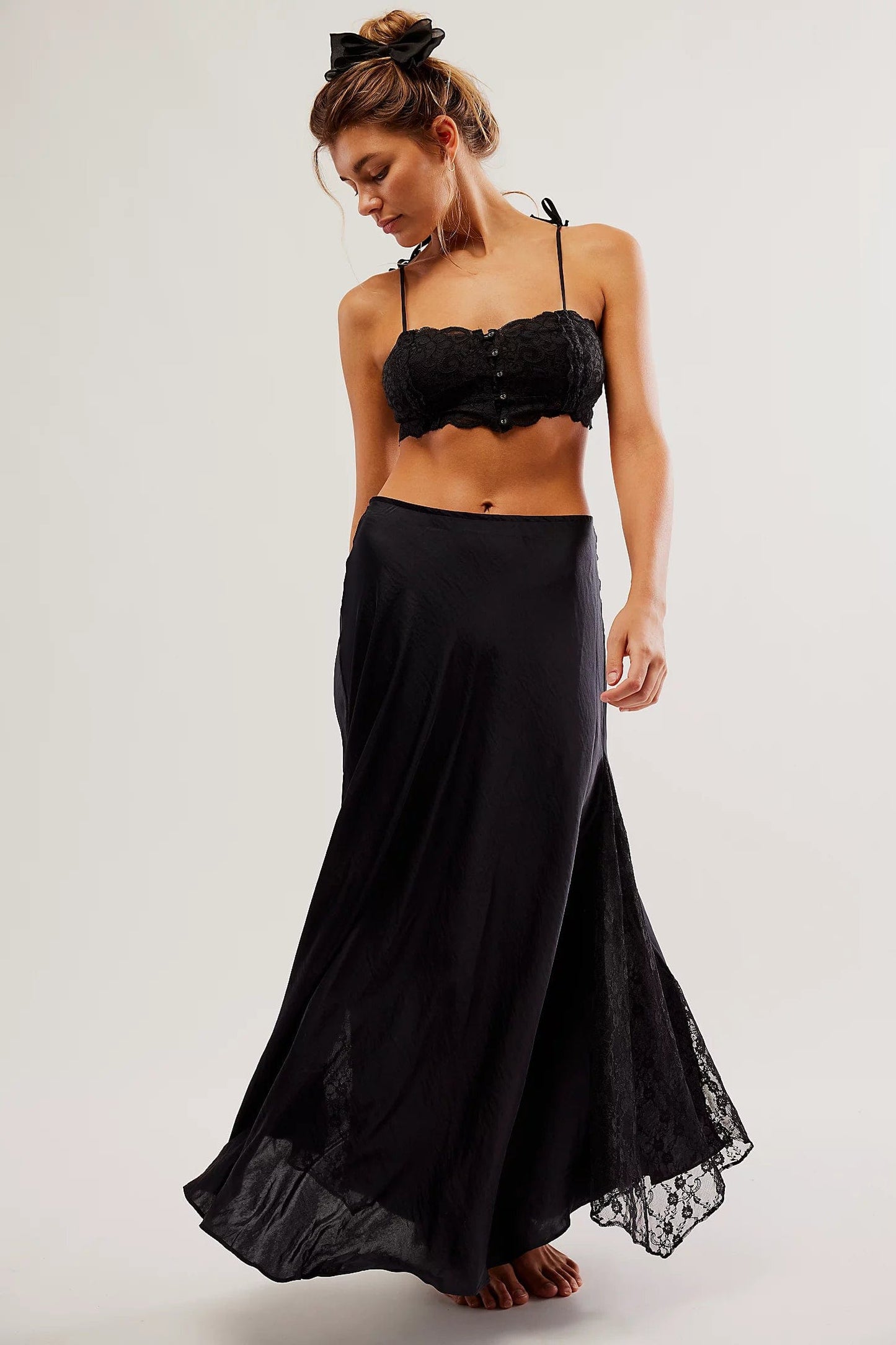 Bottoms - FREE PEOPLE - Make You Mine Slip Skirt - paulcmcbride