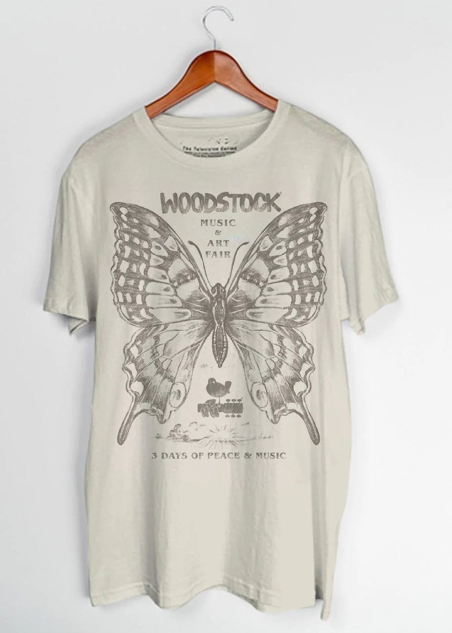 TOPS - JACK OF ALL TRADES - Woodstock Butterfly Tee - paulcmcbride