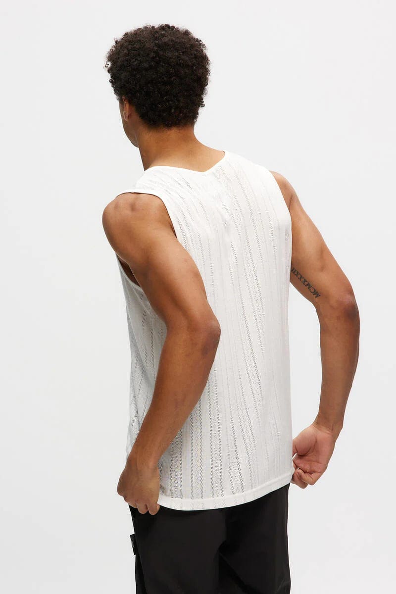 m tops - KUWALLA - Perforated Rib Tank - paulcmcbride