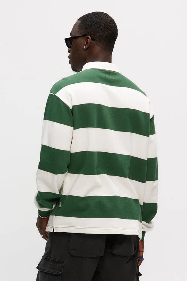 m tops - KUWALLA - Stripe Rugby Sweatshirt - paulcmcbride