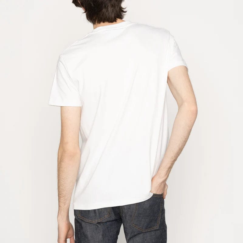 m tops - NAKED & FAMOUS - Pocket Tee - Slub Sashiko Denim - paulcmcbride