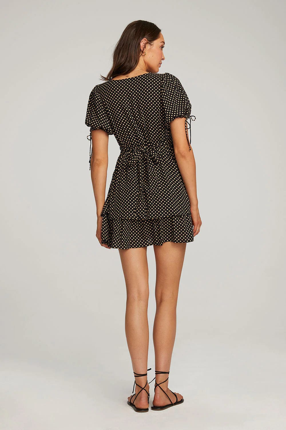 Dresses - Saltwater Luxe - Avet Polka Dot Mini Dress - paulcmcbride